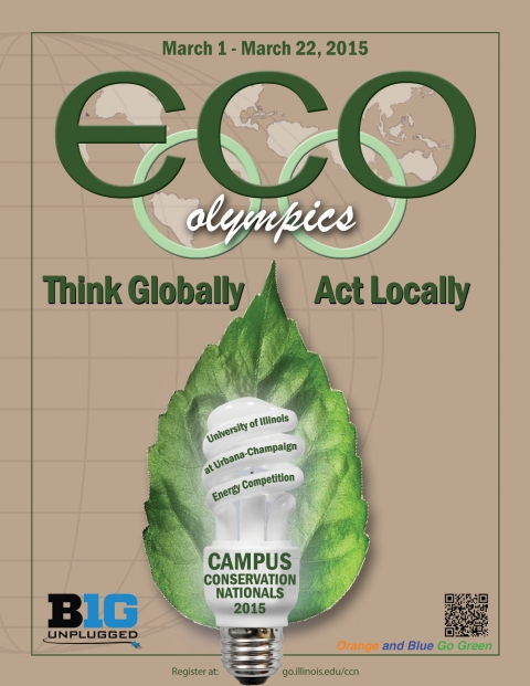 Eco-Olympics 2015 Campus Conservation Nationals (CCN) flyer