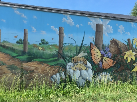 Pollinator mural