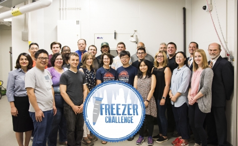 CROPPED Freezer Challenge Group Photo and logo