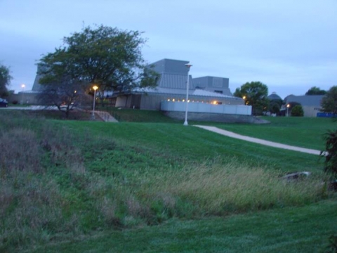 Vet Med Rain Garden site from Fall 2018