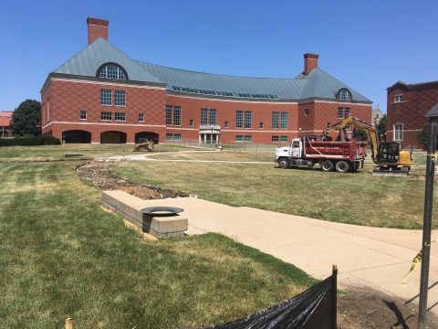 View of Bardeen quad from SW