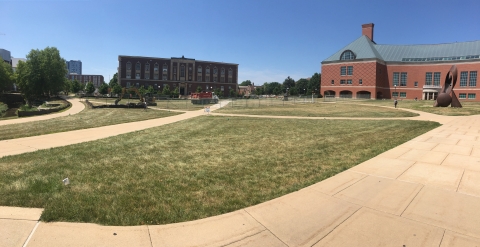 View of Bardeen quad from SE